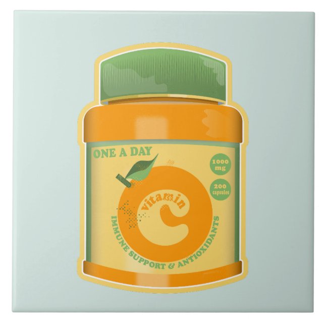 Vitamin C wellness Tile (Front)