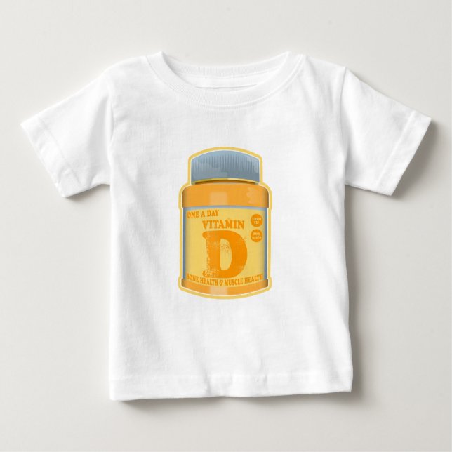 Vitamin D capsules health and well-being Baby T-Shirt (Front)