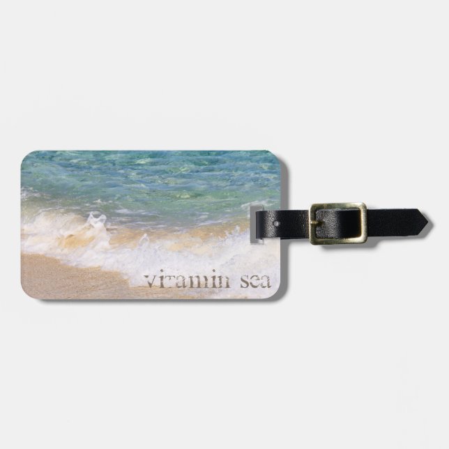 Vitamin 'Sea' Luggage Tag (Front Horizontal)