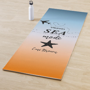 Vitamin Sea Mode Orange Summer Colour Yoga Mat