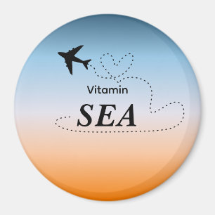 Vitamin Sea Orange Summer Colour Magnet