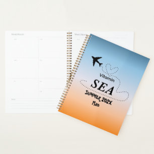 Vitamin Sea Orange Summer Colour Planner