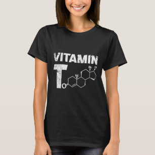 Vitamin T Testosteron Bodybuilding Gym Fitness Tra T-Shirt