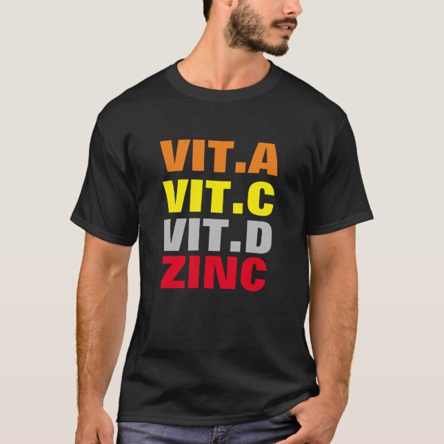 Vitamins and Mineral T-Shirt (Front)