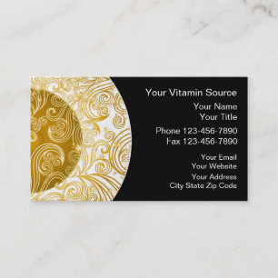 Vitamins Business Card
