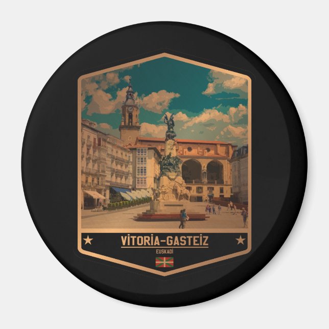 Vitoria-Gasteiz Magnet (Front)