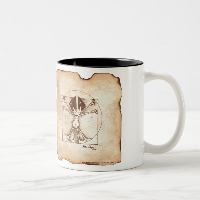 Vitruvian Goober Mug (Right)