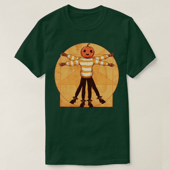 Vitruvian Halloween T-Shirt (Design Front)