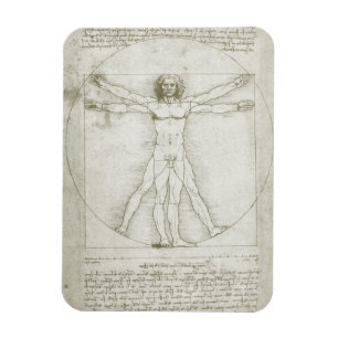 Vitruvian Man by Leonardo da Vinci Magnet