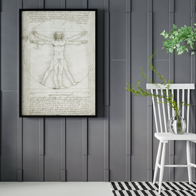 Vitruvian Man by Leonardo da Vinci Poster (Creator Uploaded)