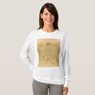 Vitruvian Man by Leonardo Da Vinci T-Shirt