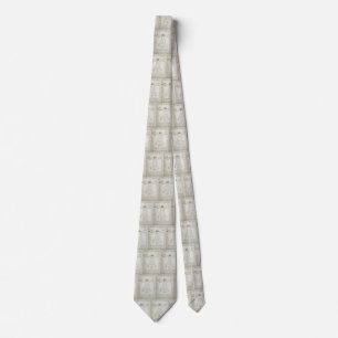 Vitruvian Man by Leonardo da Vinci Tie