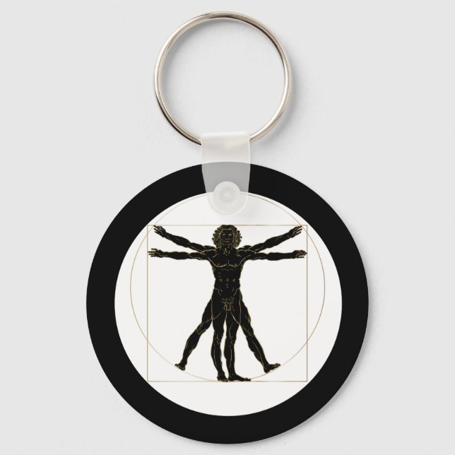 Vitruvian Man Key Ring (Front)
