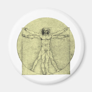 Vitruvian Man Magnet