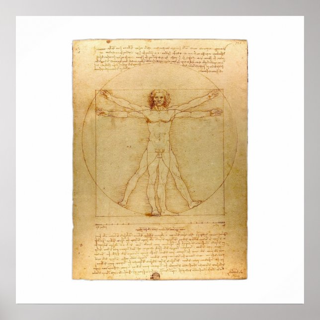 Vitruvian Man Poster (Front)