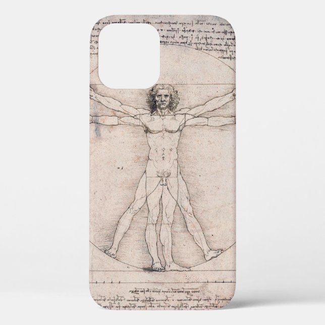 Vitruvian ManVitruvian Man, Leonardo da Vinci Case-Mate iPhone Case (Back)