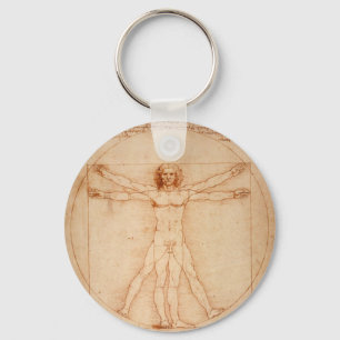 Vitruviano Man Key Ring