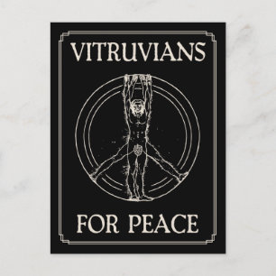 Vitruvians for Peace Postcard