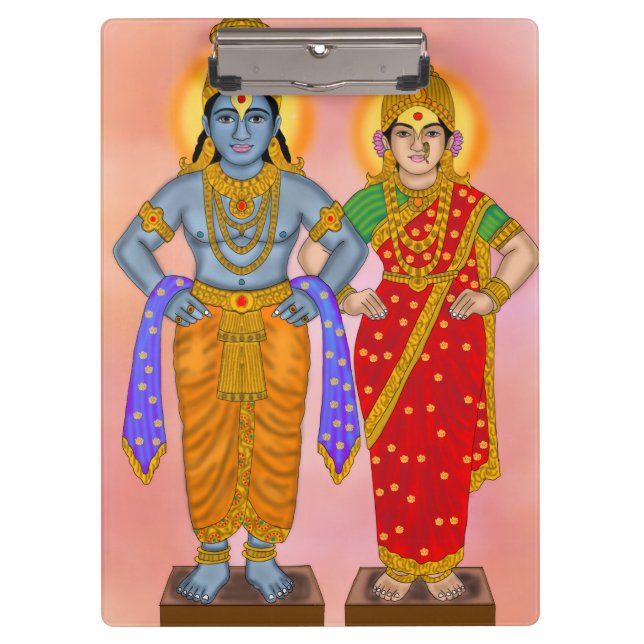 Vitthal Rukmini Stationary Clipboard (Front)