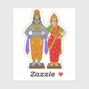 Vitthal Rukmini Sticker