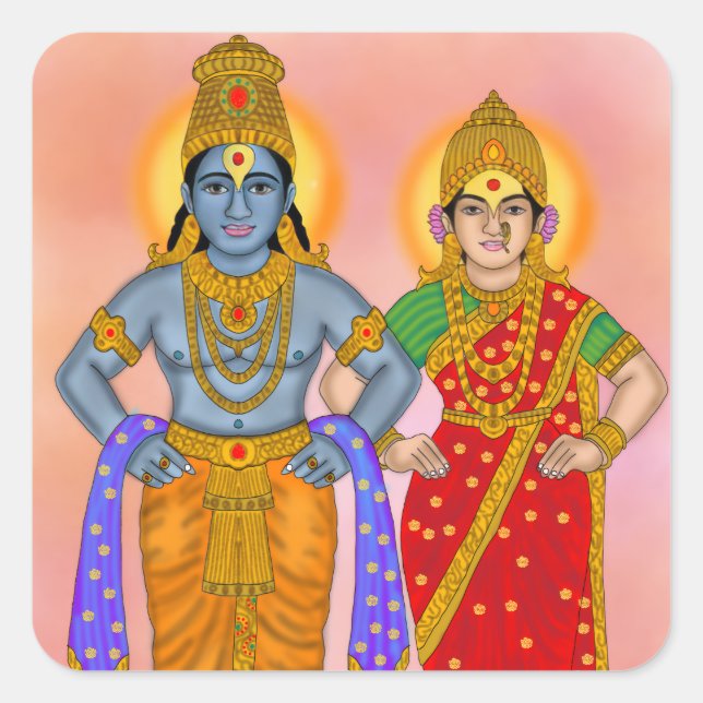 Vitthal Rukmini Sticker (Front)