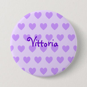 Vittoria in Purple 7.5 Cm Round Badge