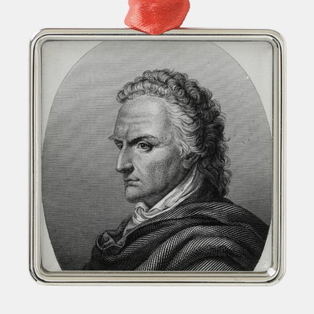 Vittorio Alfieri, 1846 Metal Tree Decoration (Front)
