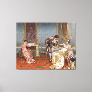 Vittorio Reggianini - The Suitor: Canvas Art Print