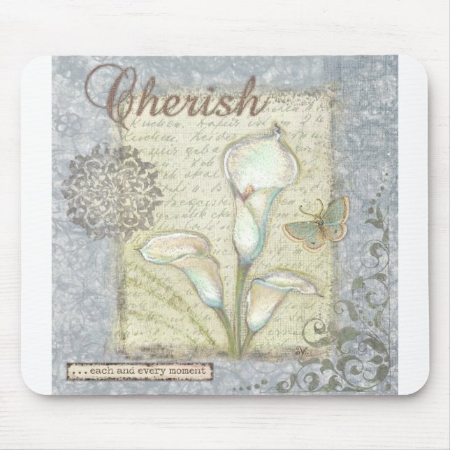 VIV21 Word 2 Cherish.tif Mouse Pad (Front)