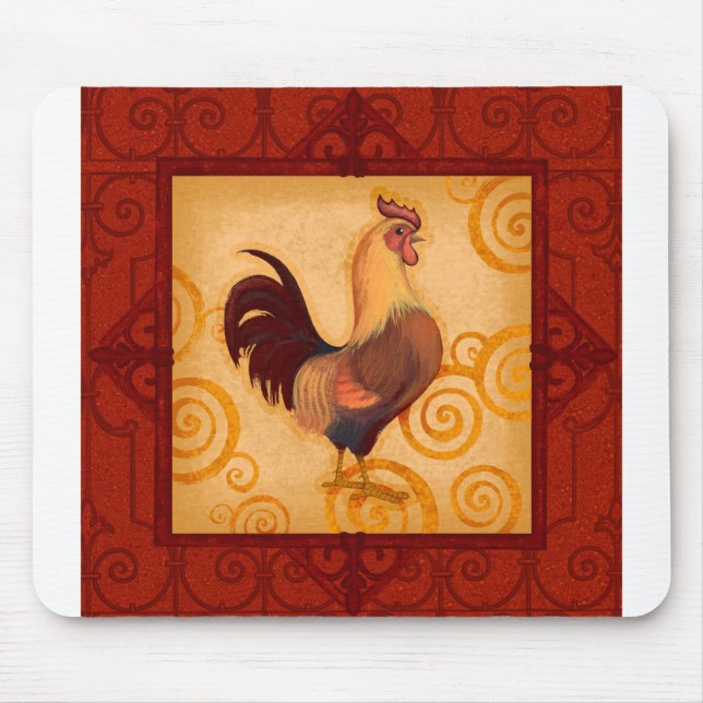 VIV53 Rooster 1.tif Mouse Pad (Front)
