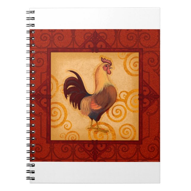 VIV53 Rooster 1.tif Notebook (Front)