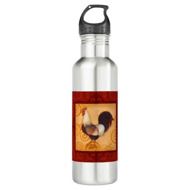 VIV54 Rooster 2.tif 710 Ml Water Bottle (Front)