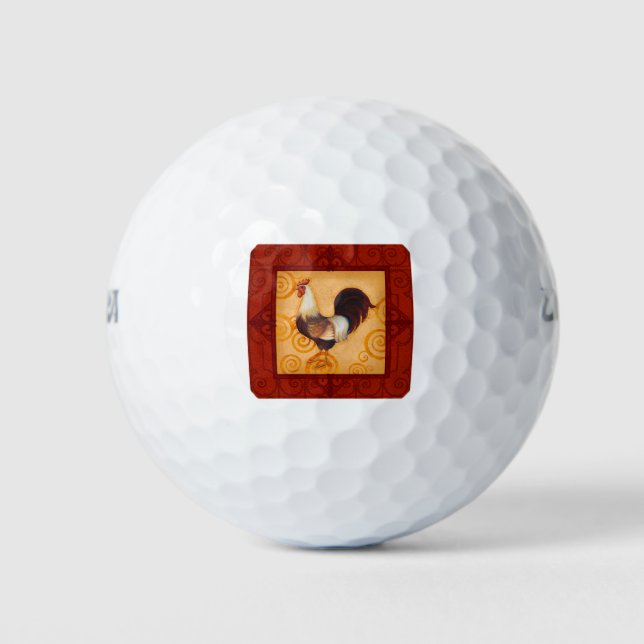 VIV54 Rooster 2.tif Golf Balls (Front)