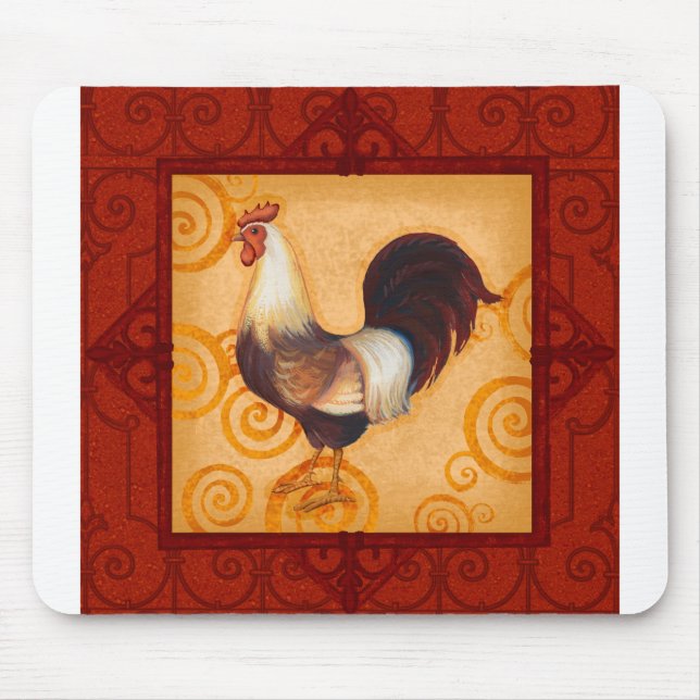 VIV54 Rooster 2.tif Mouse Pad (Front)