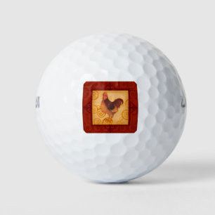 VIV55 Rooster 3.tif Golf Balls