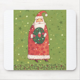 VIV77 Green Santa.tif Mouse Pad