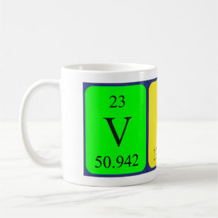 Viv periodic table name mug