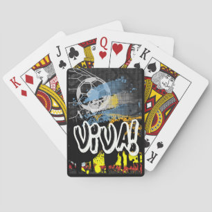 VIVA Argentina World Cup 2022 Messi Maradona Playing Cards