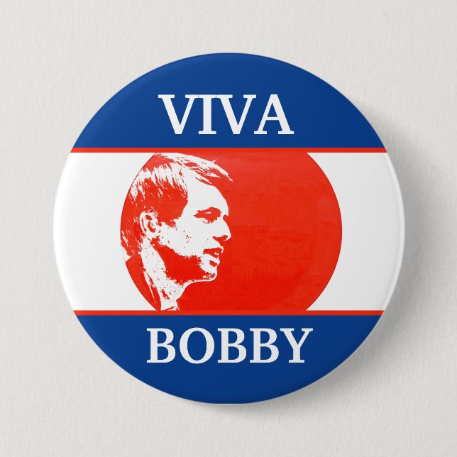 Viva Bobby Kennedy 7.5 Cm Round Badge (Front)