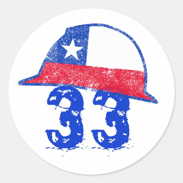 Viva Chile! Classic Round Sticker (Front)