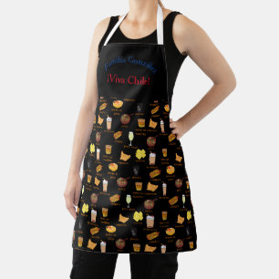Viva Chile Family Name Chilean Food Favourites Apron