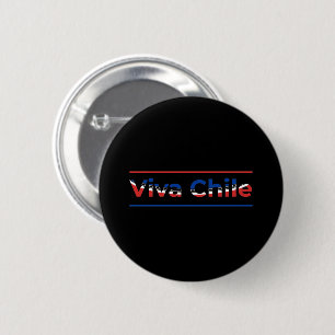 Viva Chile - Proud Chilean Flag Art 6 Cm Round Badge
