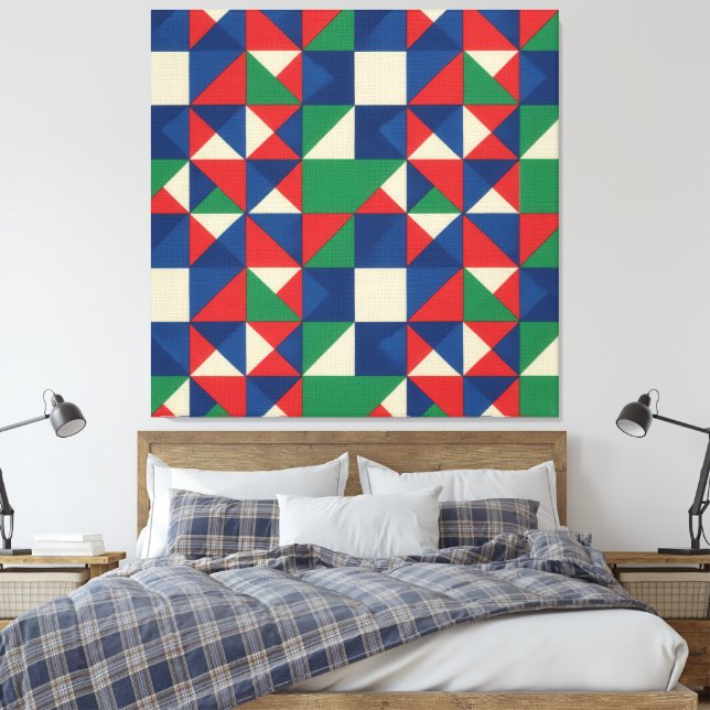 Viva Color Canvas Print (Insitu(Bedroom))
