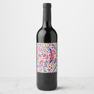 Viva Colours! Wine Label