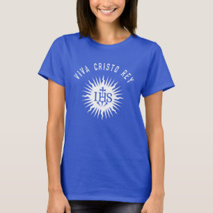 Viva Cristo Rey Catholic Cristeros Gift T-Shirt