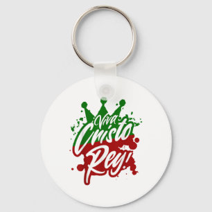 Viva Cristo Rey Cristeros War Mexican Catholic Spa Key Ring