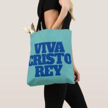 Viva Cristo Rey Graphic Tote