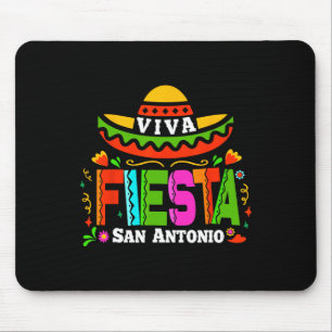 Viva Fiesta San Antonio Cinco De Mayo Sombrero Wom Mouse Pad