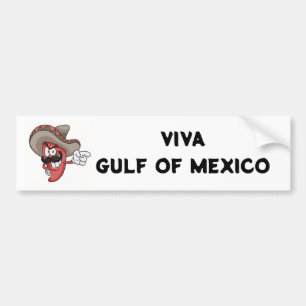 Viva Gulf of Mexico Anti-Trump Bumper Sticker