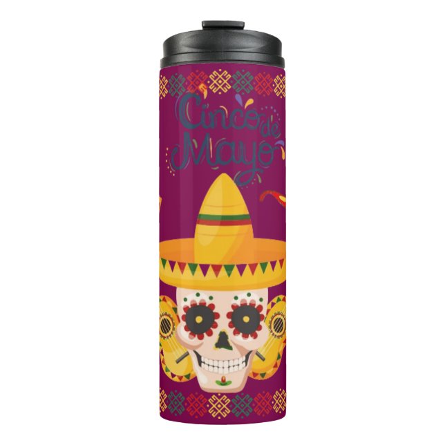 Viva Heritage Harmony magenta Thermal Tumbler (Front)
